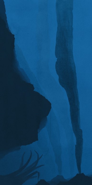 Unterwasser-Felsen